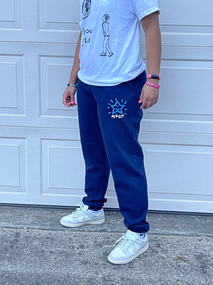 MOGP STAR SWEATPANTS NAVY